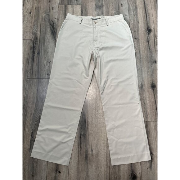 Under Armour Mens Drive Pants 36 Chino Cream Golf Pants  (Inseam 31 Hemmed) - Picture 1 of 16